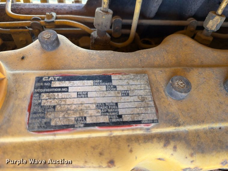 image for item FN5908 1987 Caterpillar 140G motor grader
