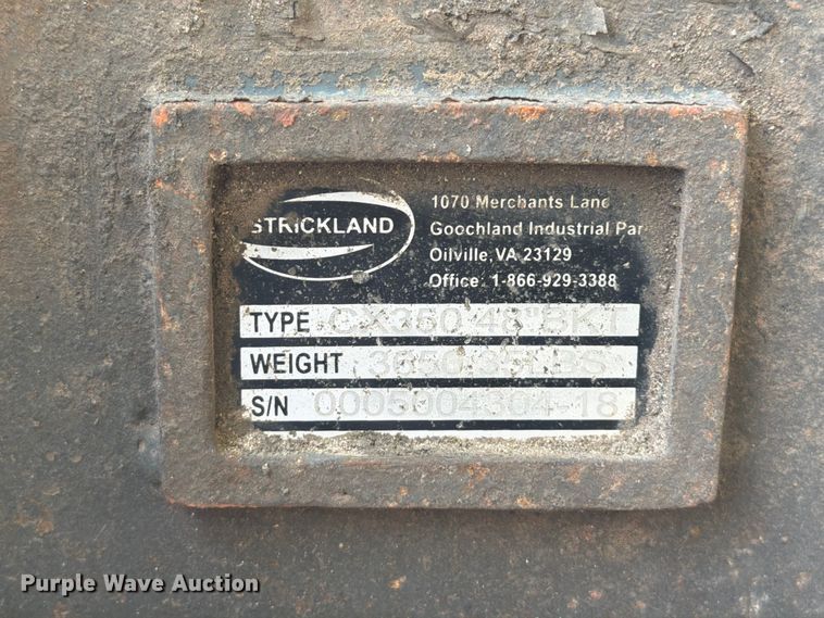 image for item FT6410 Strickland CX 350 excavator bucket