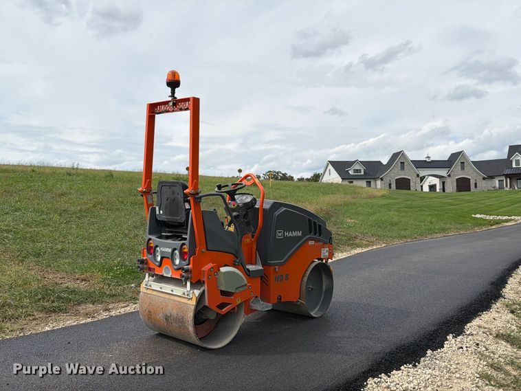 image for item FT6417 2021 Hamm HD8 double drum vibratory roller