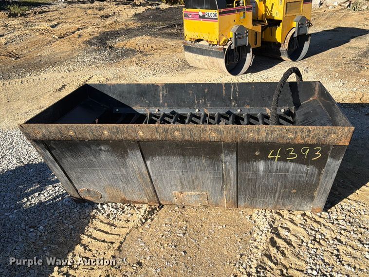 image for item FT6429 Titan Attachments 72SDBCKTv2 skid steer side discharge bucket 