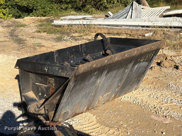 image for item FT6429 Titan Attachments 72SDBCKTv2 skid steer side discharge bucket 