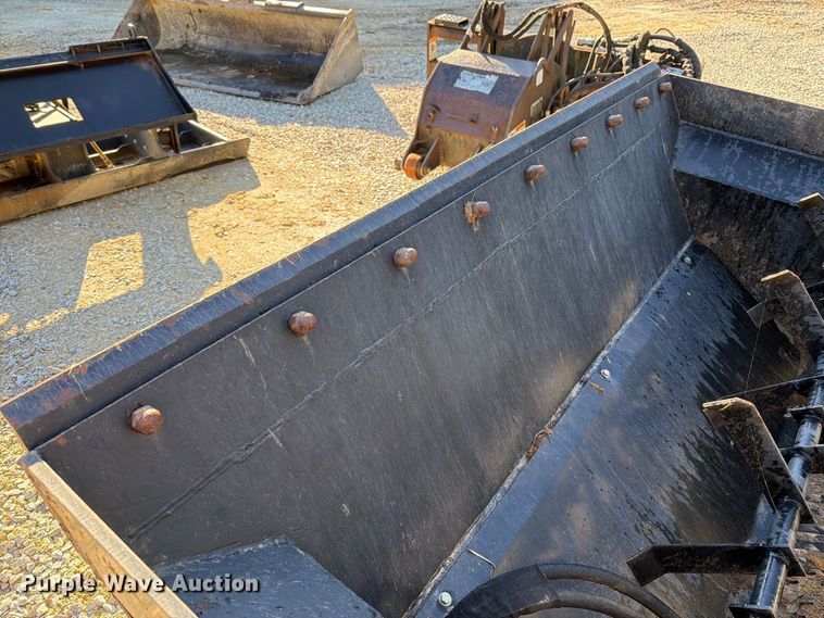 image for item FT6429 Titan Attachments 72SDBCKTv2 skid steer side discharge bucket 