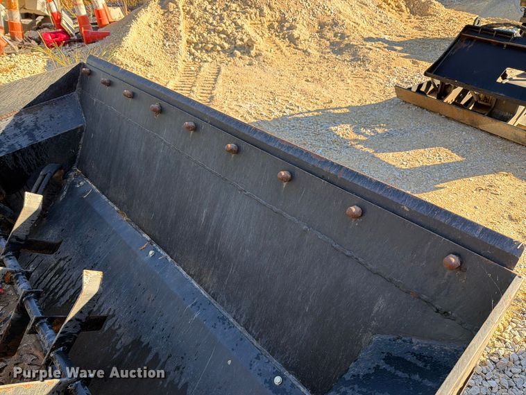 image for item FT6429 Titan Attachments 72SDBCKTv2 skid steer side discharge bucket 