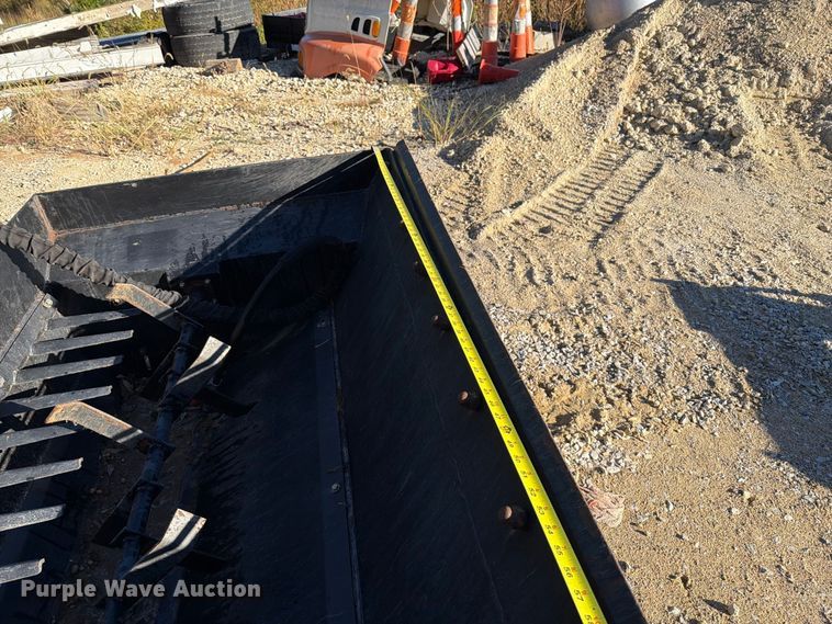 image for item FT6429 Titan Attachments 72SDBCKTv2 skid steer side discharge bucket 