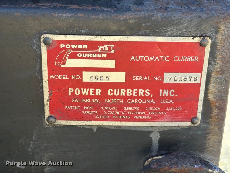 image for item FT6431 Power Curber 606W curb machine