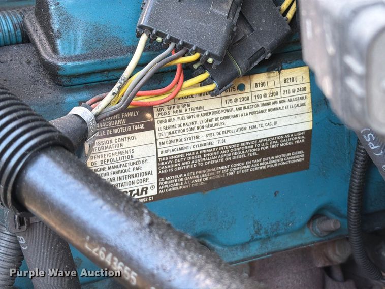 image for item FT6461 1998 International 4700 LPX flatbed truck