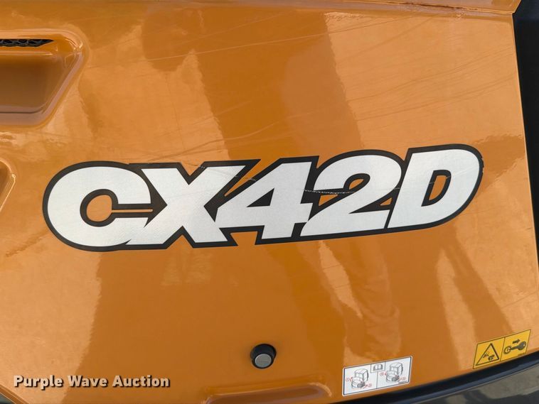 image for item FT6468 2023 Case CX42D mini excavator