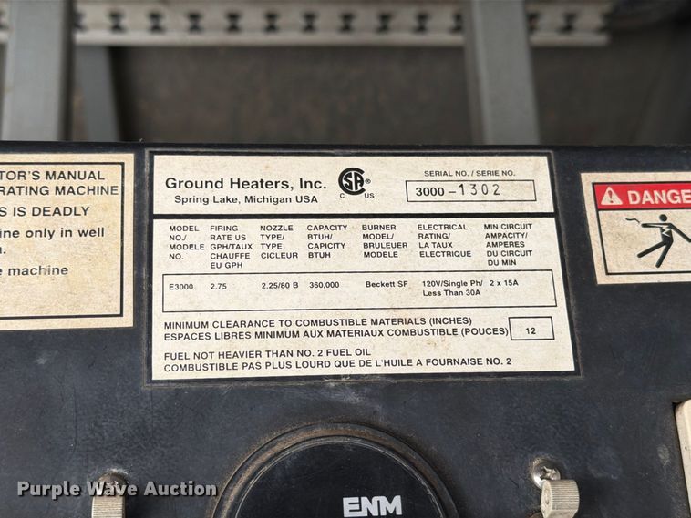 image for item FT6847 Ground Heater E3000 ground heater