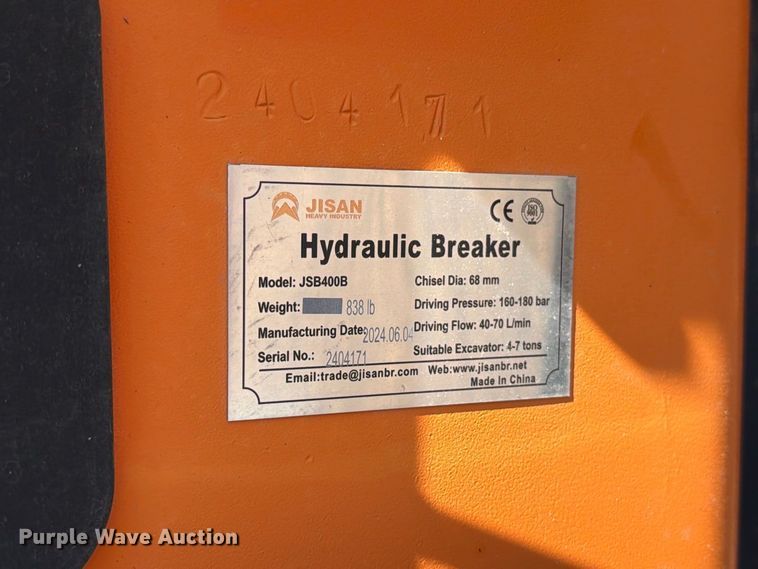 image for item FT6851 2024 Jisan JDB500B breaker