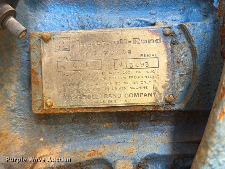 image for item FU0547 Ingersoll Rand Industrial winch