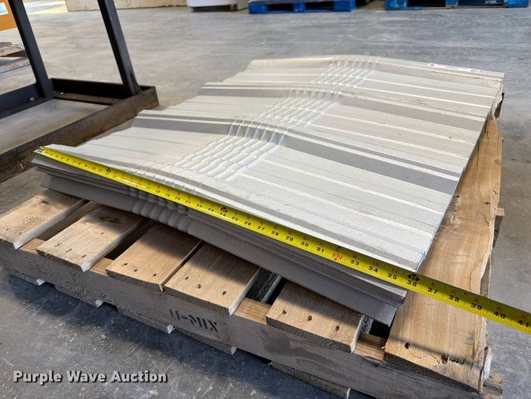 image for item FU0551 Approximately 40 steel roof ridge cap