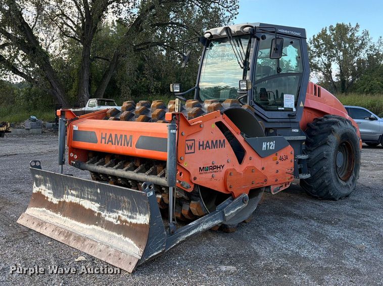 2017 Hamm H 12i P single drum vibratory roller