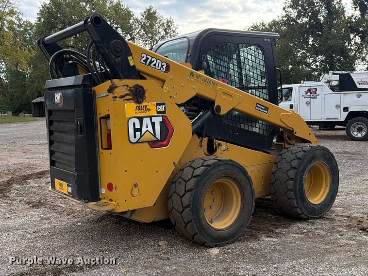image for item FU4730 2021 Caterpillar 272D3 skid steer loader