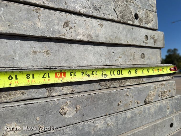 image for item FU4743 8' W concrete forms
