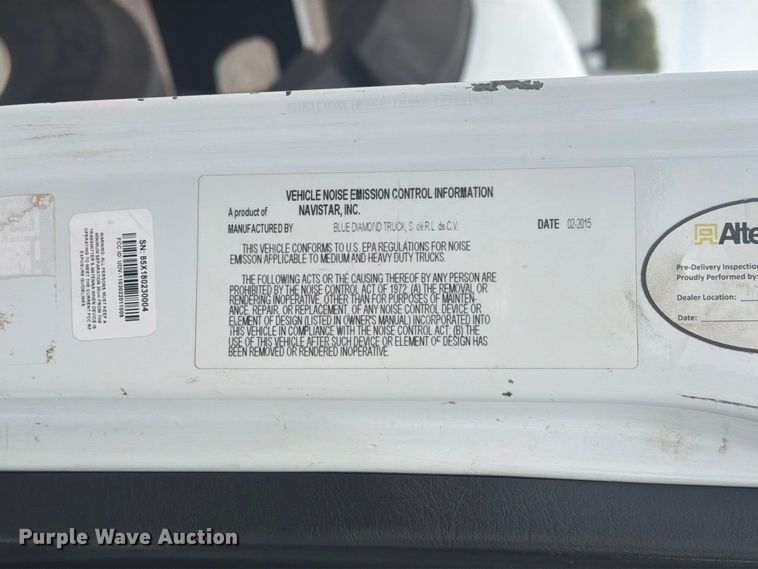 image for item FW3509 2016 International WorkStar 7300 bucket truck