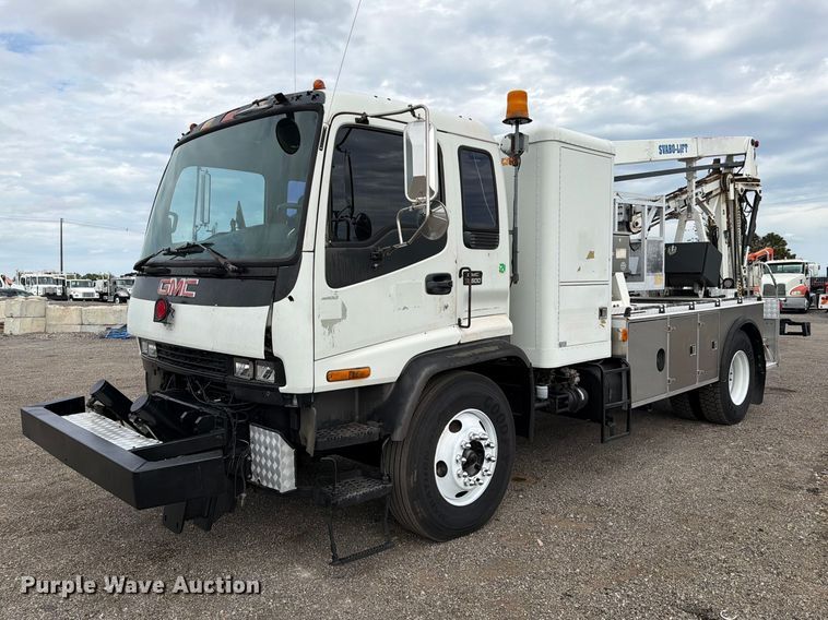 image for item FW3517 2000 GMC T8500 bridge inspection truck
