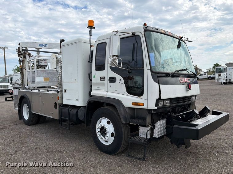 image for item FW3517 2000 GMC T8500 bridge inspection truck