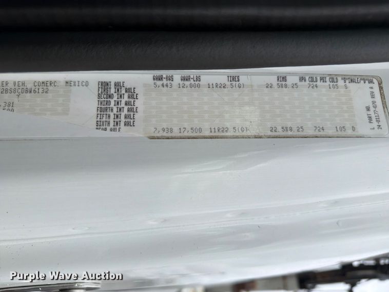 image for item FW3526 2012 Freightliner Business Class M2 Crew Cab utility / service truck