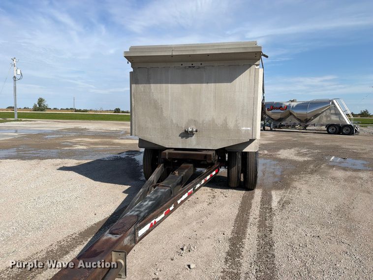 image for item OE9726 1992 Brady Truck Equip end dump pup trailer