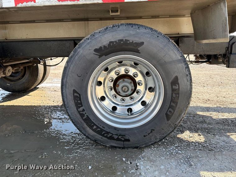 image for item OE9726 1992 Brady Truck Equip end dump pup trailer