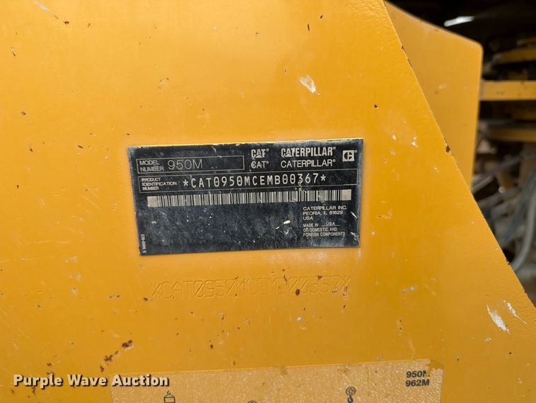 image for item OE9731 2015 Caterpillar 950M wheel loader