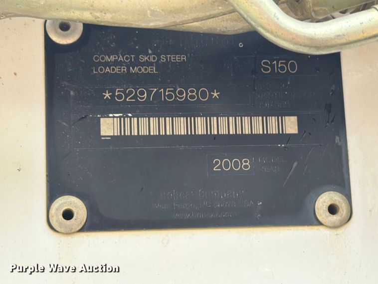 image for item OE9735 2008 Bobcat S150 skid steer loader