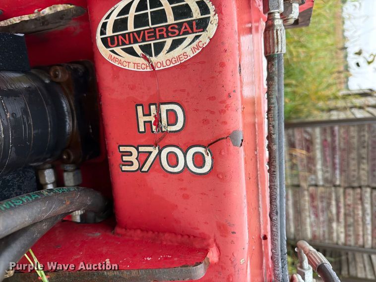image for item OE9741 Hurricane HD 3700 skid steer drop hammer