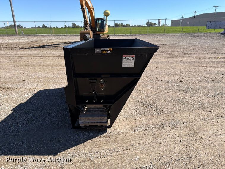 image for item OE9746 John Deere SD84 skid steer side discharge bucket