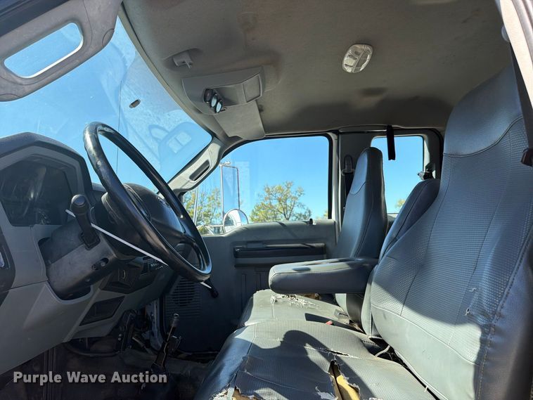 image for item YA3708 2015 Ford  F750 Super Duty Ext. Cab chipper truck