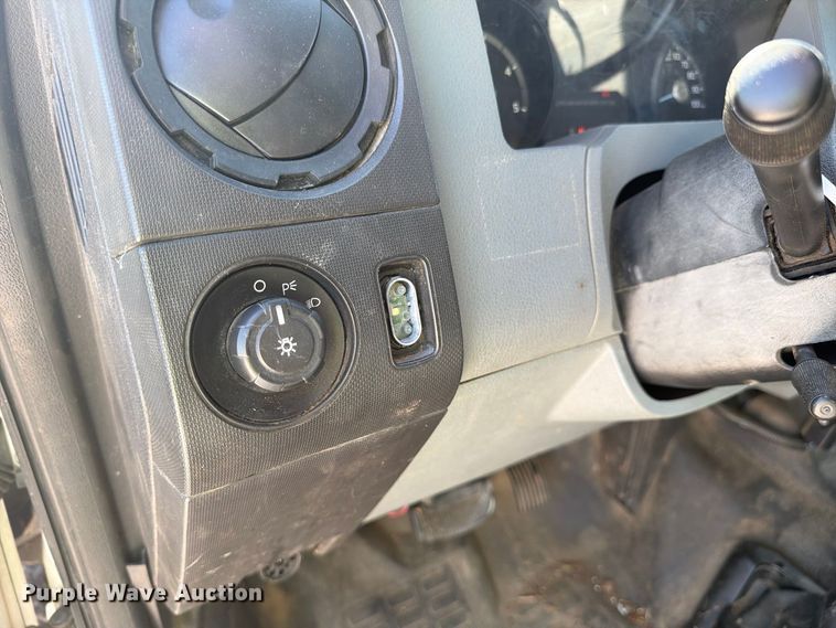 image for item YA3708 2015 Ford  F750 Super Duty Ext. Cab chipper truck