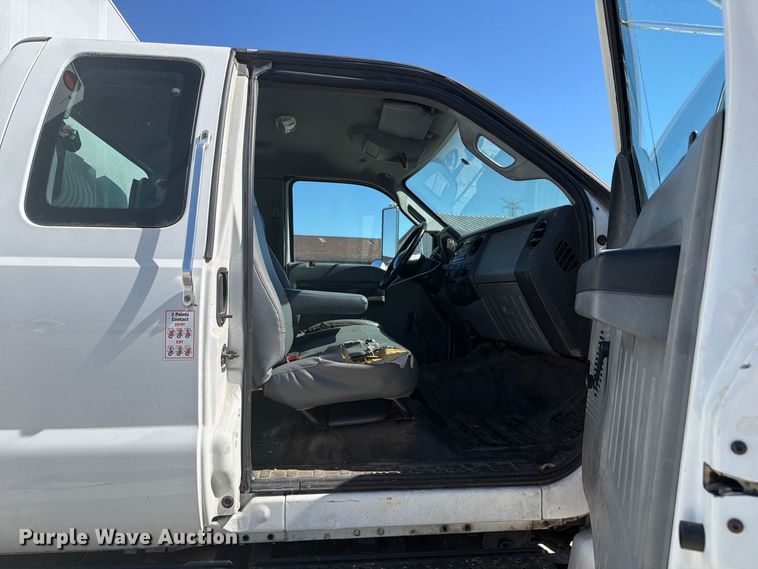 image for item YA3708 2015 Ford  F750 Super Duty Ext. Cab chipper truck