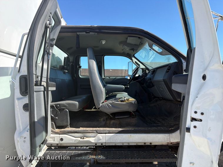 image for item YA3708 2015 Ford  F750 Super Duty Ext. Cab chipper truck