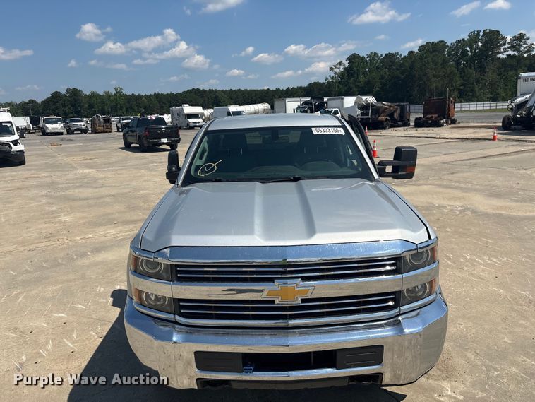 image for item YA3809 2018 Chevrolet  Silverado 2500HD Ext. Cab utility bed pickup truck