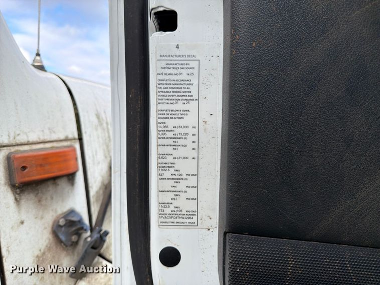 image for item YA4190 2026 Freightliner Business Class M2 forestry bucket truck