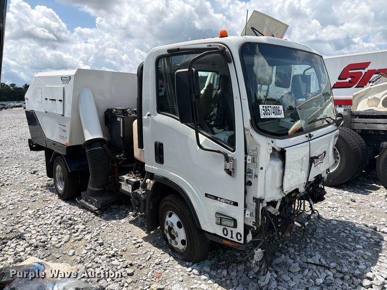 image for item YA4519 2025 Isuzu NPR street sweeper truck