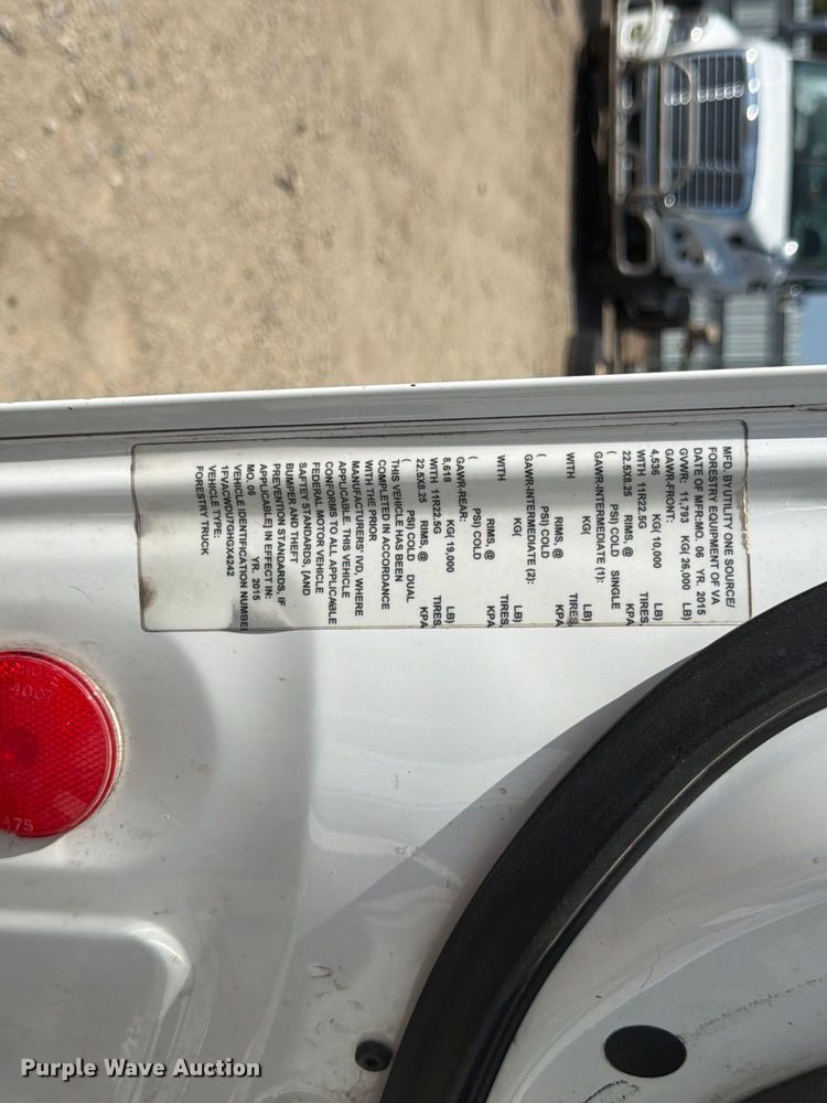 image for item YA4629 2016 Freightliner Business Class M2 forestry bucket truck