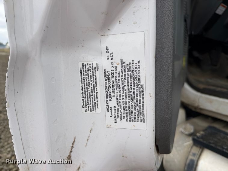 image for item YA4682 2015 Ford F750 Super Duty forestry bucket truck