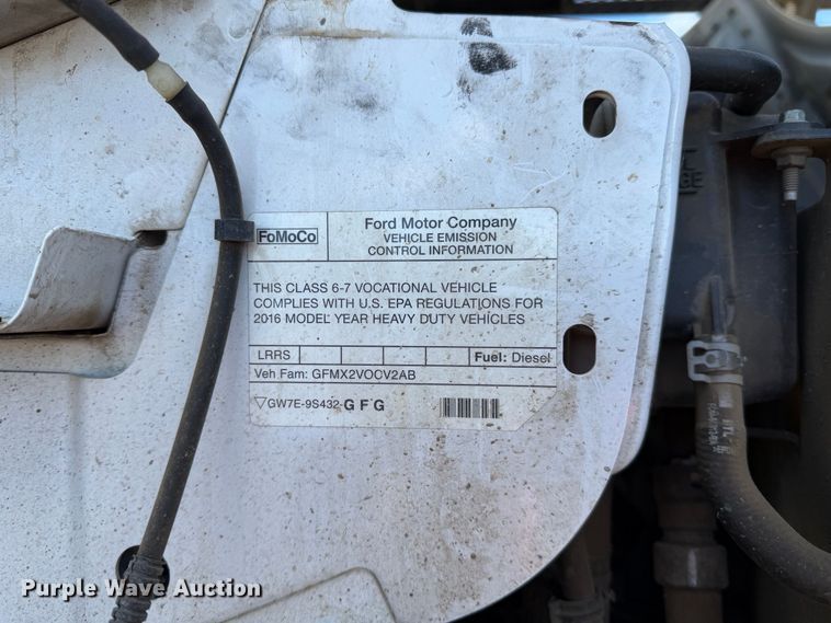 image for item YA4736 2016 Ford F750 Super Duty forestry bucket truck