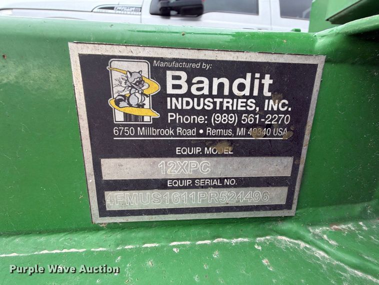 image for item YA4817 2023 Bandit Intimidator 12XPC wood chipper