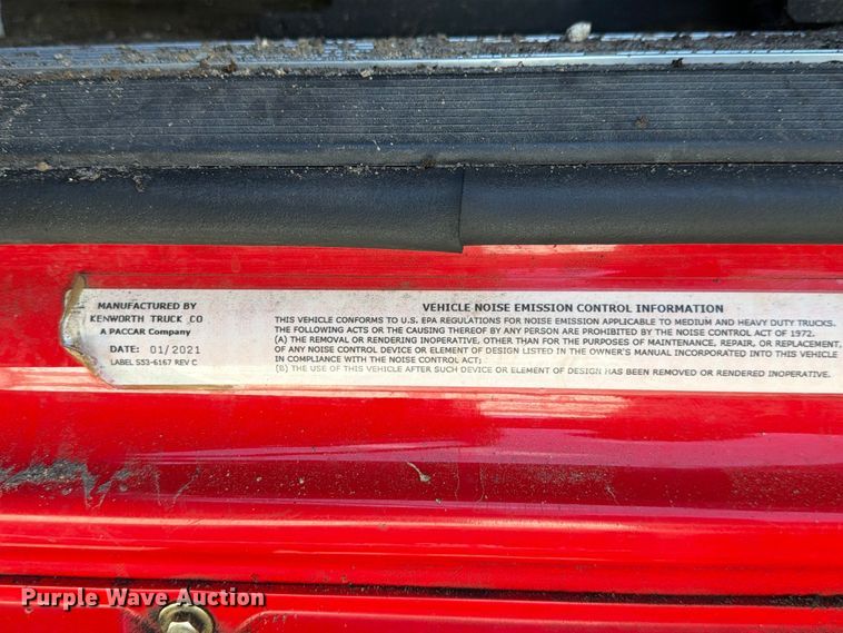 image for item YA5028 2022 Kenworth T880 dump truck