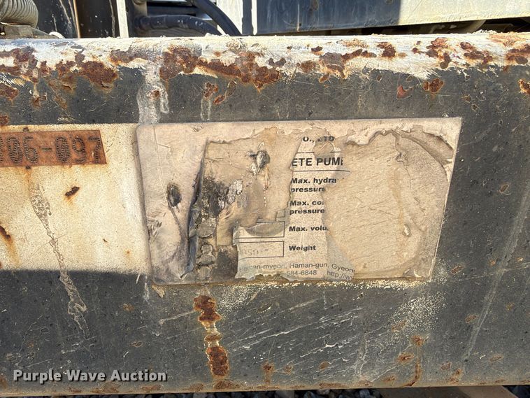 image for item YA5360 KCP concrete pump