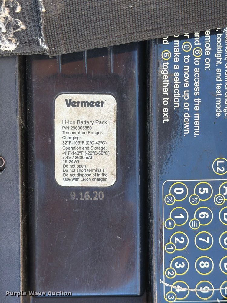 image for item YA5442 2021 Vermeer PTX40 trencher