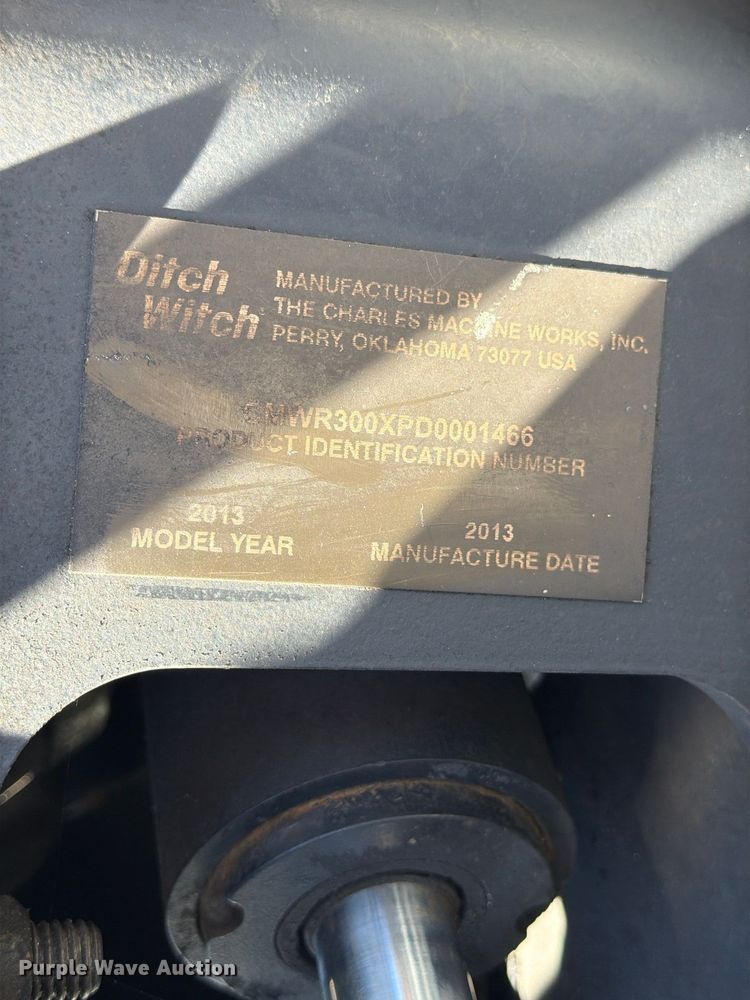 image for item YA5444 2013 Ditch Witch R30 cable plow