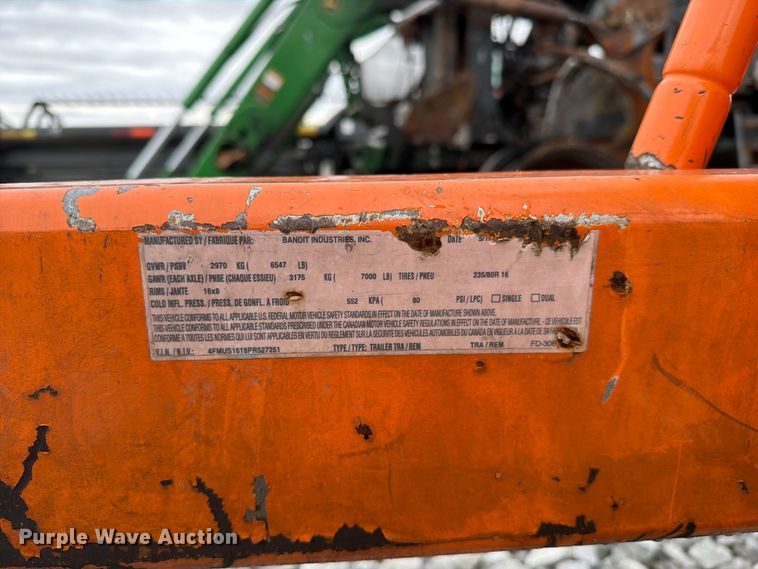 image for item YA5498 2023 Bandit 12XP wood chipper