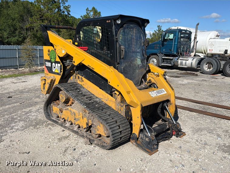 image for item YA5531 2019 Caterpillar 289D tracked skid steer loader