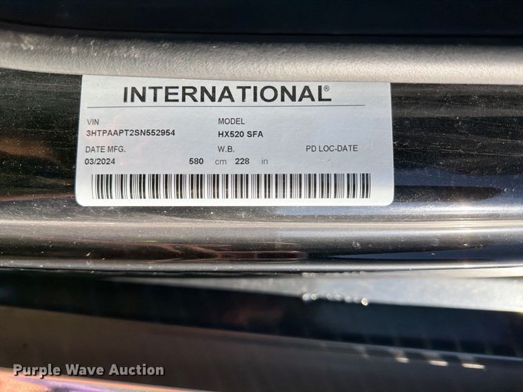 image for item YA5537 2025 International HX520 dump truck