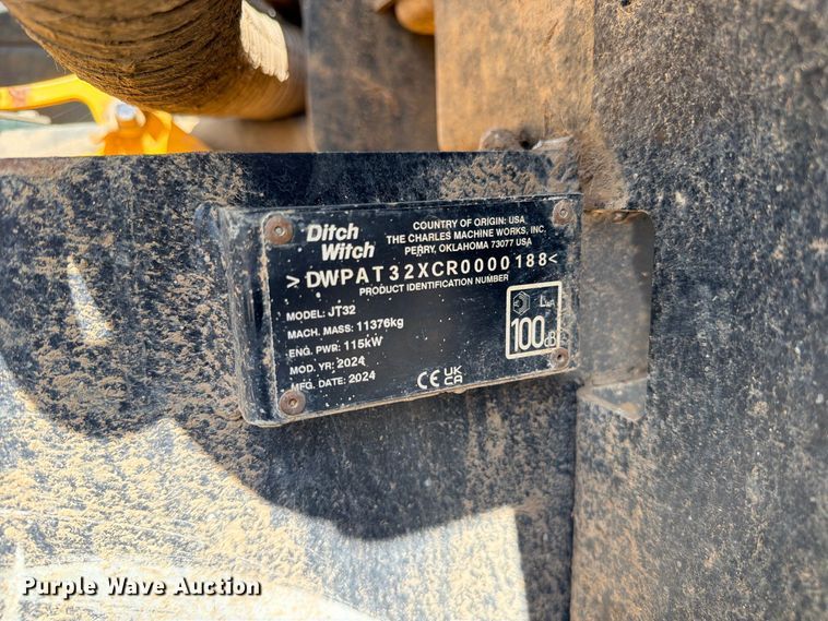 image for item YA5551 2024 Ditch Witch AT32 directional boring unit