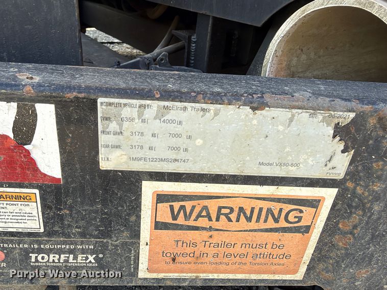 image for item YA5689 2021 Vermeer VX50-500 vacuum excavator
