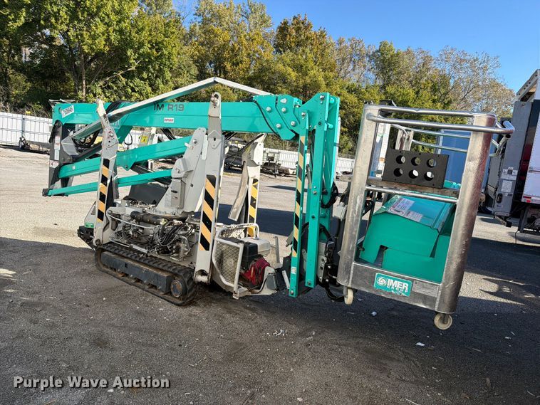 image for item YA5729 2019 IMER IMR 19 tracked boom lift