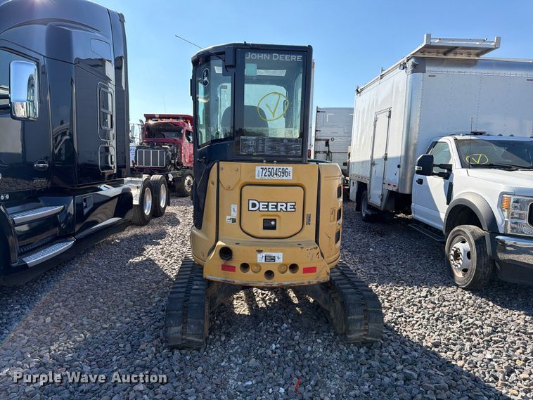 image for item YA5814 2016 John Deere 35G mini excavator